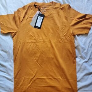 Men's Mustard Crew Neck T-Shirt